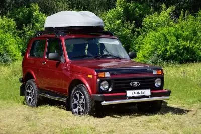 Защита переднего бампера одинарная O63 мм (НПС) на LADA 4х4 2121 с 1995 от Интернет-Магазина Autoboks.kz