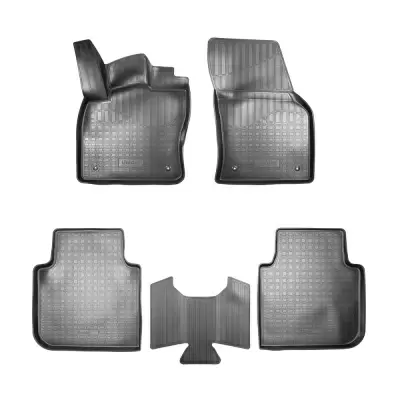 Коврики салонные для Volkswagen Tiguan II Allspace 3D (2017)