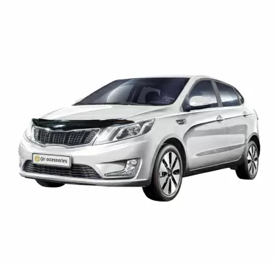 Мухобойка (дефлектор капота) CA Plastic 2010010107727 для Kia Rio 2011-2015 от интернет-магазина AUTOBOKS.kz. 