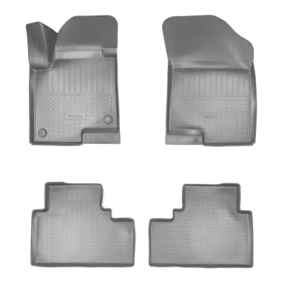 Коврики салонные для Haval Jolion 3D (2021) (монопривод) (серый)