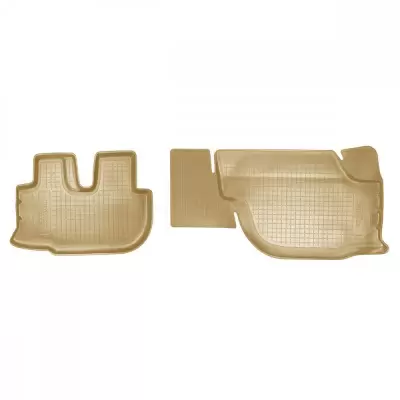 Коврики салонные для Hyundai H1 (2007) (4 шт., 3 ряда) (бежевый)