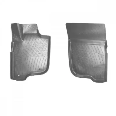 Коврики салонные для Mitsubishi L200 V 3D (2015) (серый)