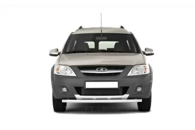 Защита переднего бампера одинарная O51 мм (НПС) LADA Largus Cross с 2015