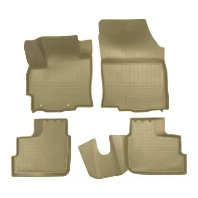 Коврики салонные для Mitsubishi Space Star (2016) (бежевый)