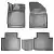 Коврики салонные для Chery Tiggo 7 Pro 3D (2020) (Luxury и Elite) (серый) от интернет-магазина AUTOBOKS.kz. 