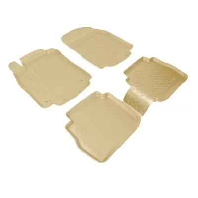 Коврики салонные для Nissan Tiida (2007-2015) (бежевый)