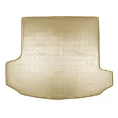 Коврики в багажное отделение для Volkswagen Tiguan II Allspace (2017) (7 мест) (сложенный 3 ряд) (бежевый)