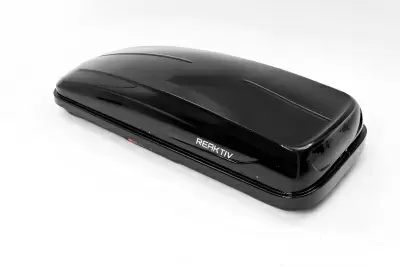 Автобокс REAKTIV Flash 600 черный глянцевый двустороннее 600 л от интернет-магазина AUTOBOKS.kz. 