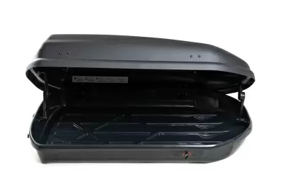 Автобокс Modula Cubo 360 черный матовый одностороннее 360 л от интернет-магазина AUTOBOKS.kz. 