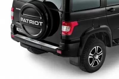 Накладка на задний бампер (НПС) UAZ Patriot 2014- на автомобиль от Интернет-Магазина Autoboks.kz