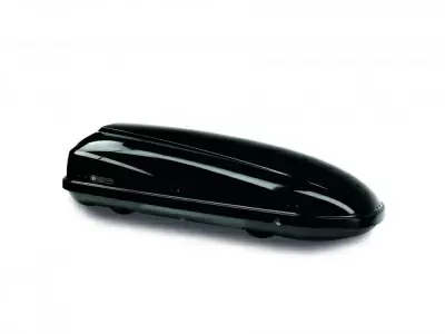 Автобокс Modula TRAVEL EASY 460 черный глянцевый от интернет-магазина AUTOBOKS.kz. 