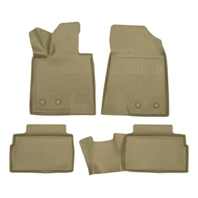 Коврики салонные для Changan UNI-V 3D (2022) (бежевый)