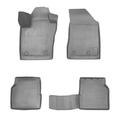 Коврики салонные для Jeep Compass II 3D (2017) (серый)
