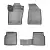 Коврики салонные для Jeep Compass II 3D (2017) (серый) от интернет-магазина AUTOBOKS.kz. 