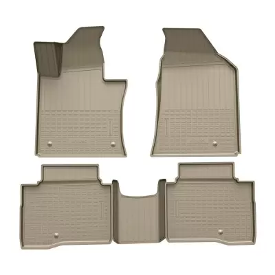 Коврики салонные для Ssang Yong Korando (2019-2023) (бежевый)