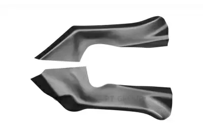 Накладки на ковролин тоннельные (ABS) (2 шт) RENAULT Logan / Sandero / Sandero Stepway c 2014