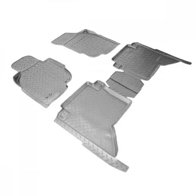 Коврики салонные для Toyota Hilux (N2) (2008-2011) (серый)