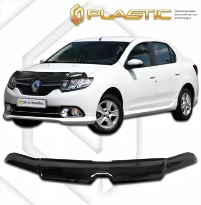 Мухобойка (дефлектор капота) для Renault Logan 2014+ (арт. 2010010109707)