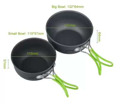 Набор посуды из алюминия STARCAMP HX-CK03