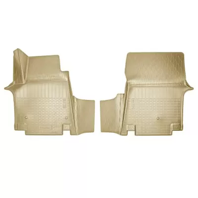 Коврики салонные для Hyundai Staria 3D (2021) (1 ряд 7 мест)  (бежевый)