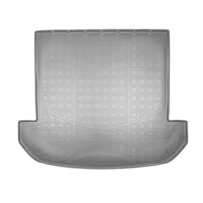 Коврики в багажное отделение для Kia Sorento Prime (2015) (7 мест) (сложенный 3 ряд) (серый)