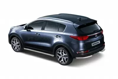 Защита порогов вогнутая O63 мм (НПС) KIA Sportage с 2016 от интернет-магазина AUTOBOKS.kz. 