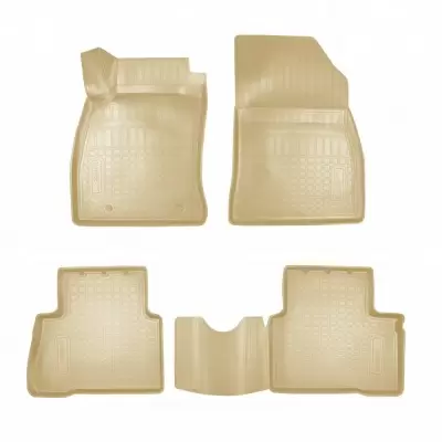 Коврики салонные для Nissan Juke 3D (2010) (бежевый)