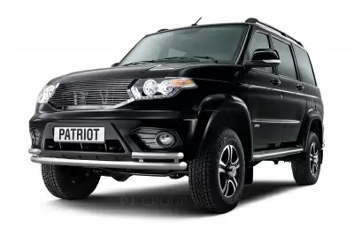 Решетка радиатора O12мм (НПС) UAZ Patriot 2014- на автомобиль от интернет-магазина AUTOBOKS.kz
