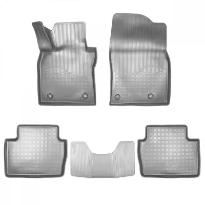 Коврики салонные для Mazda 3 (2013-2019) (серый)