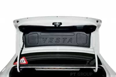 Внутренняя облицовка крышки багажника с логотипом (ABS) LADA VESTA с 2015 на автомобиль от Интернет-Магазина Autoboks.kz