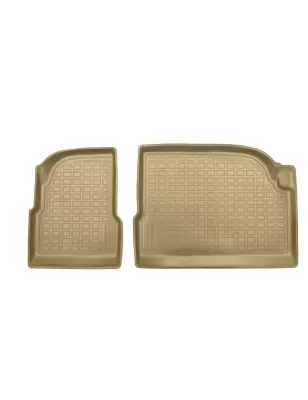 Коврики салонные для Mercedes-Benz GLB I (X247) 3D (3 ряд) (2019) (бежевый)