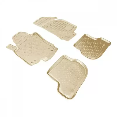Коврики салонные для Volkswagen Golf Plus (2009) (бежевый)