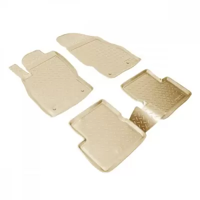 Коврики салонные для Opel Combo (2003-2012) (зад) (бежевый)