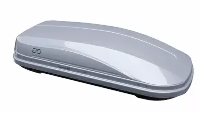 Автобокс ED Магнум 390 серый глянцевый двустороннее 390 л от интернет-магазина AUTOBOKS.kz. 