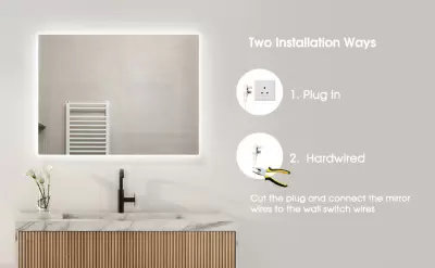 Инфракрасный обогреватель BKD-G0806-LH 450W с зеркалом