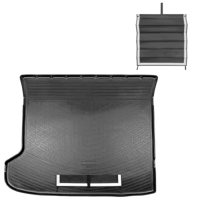 Коврики в багажное отделение с текстильным фартуком для Kia EV6 (2021)
