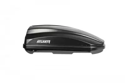 Автобокс Atlant Breeze L Carbon 350л чёрный карбон (двухсторонний)