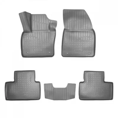 Коврики салонные для Volvo V90 3D (2016) (серый) от интернет-магазина AUTOBOKS.kz. 