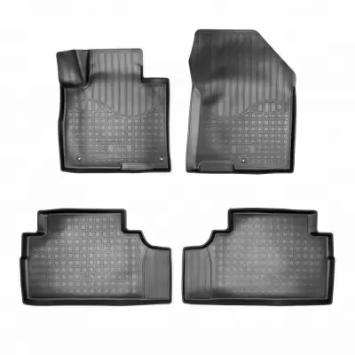 Коврики салонные для Hyundai Santa Fe 3D (2018) (7 мест)