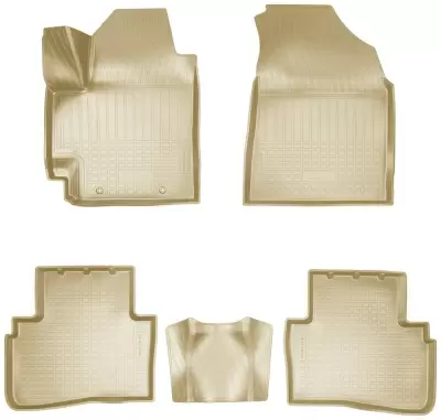 Коврики салонные для Solaris HC (2022) (бежевый)