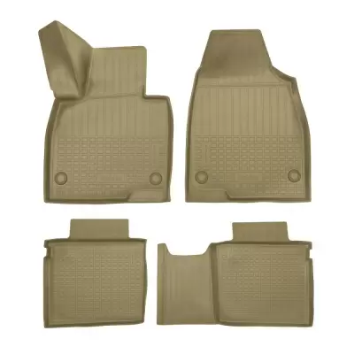 Коврики салонные для Faw Bestune T99 3D (2019) (бежевый)