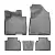 Коврики салонные для Hyundai Tucson IV (2021) (Северная Америка, длинная база) (серый) от интернет-магазина AUTOBOKS.kz. 