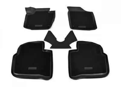 Коврики салонные комбинированные для Volkswagen Polo VI (лифтбек) 3D (2020)