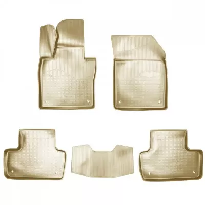 Коврики салонные для Volvo XC40 3D (2017) (бежевый) от интернет-магазина AUTOBOKS.kz. 