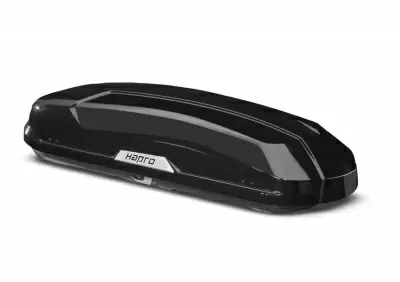 Автобокс Hapro Trivor 440 (440 л) черный глянцевый двустороннее от интернет-магазина AUTOBOKS.kz. 