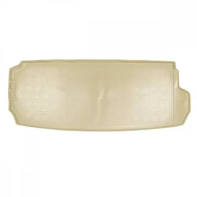 Коврики в багажное отделение для Audi Q7 (2015) (7 мест, разложенный 3 ряд) (бежевый)