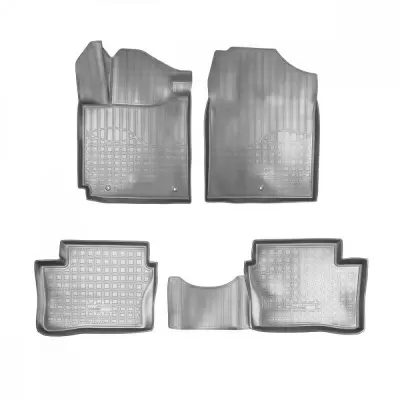 Коврики салонные для Kia Picanto (TA) (2011) (серый)