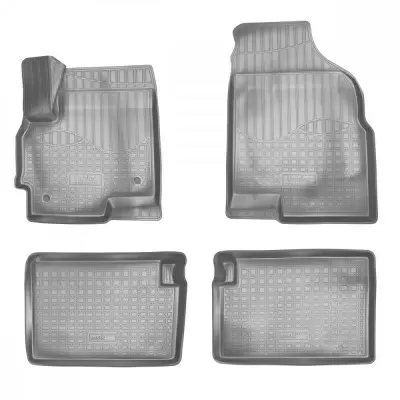 Коврики салонные для Chery Tiggo 3 (I) 3D (2016) (серый)