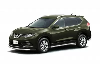 Защита порогов вогнутая O63 мм (НПС) Nissan X-TRAIL с 2015 от интернет-магазина AUTOBOKS.kz. 