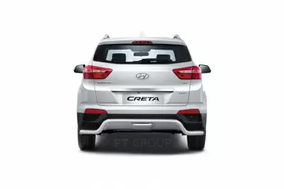 Защита заднего бампера "Волна" O51 мм (НПС - нерж.) Hyundai CRETA с 2016 от Интернет-Магазина Autoboks.kz